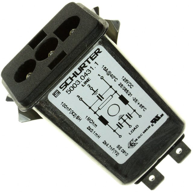 5003.0431.1 SCHURTER Inc.  Netzfiltermodule